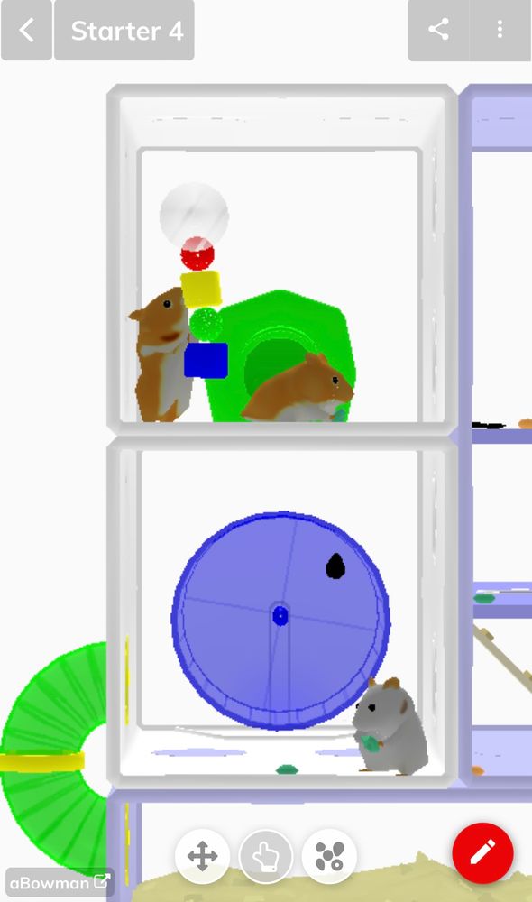 「HammyHome」というハムスターと遊べるサイトです🐹💕