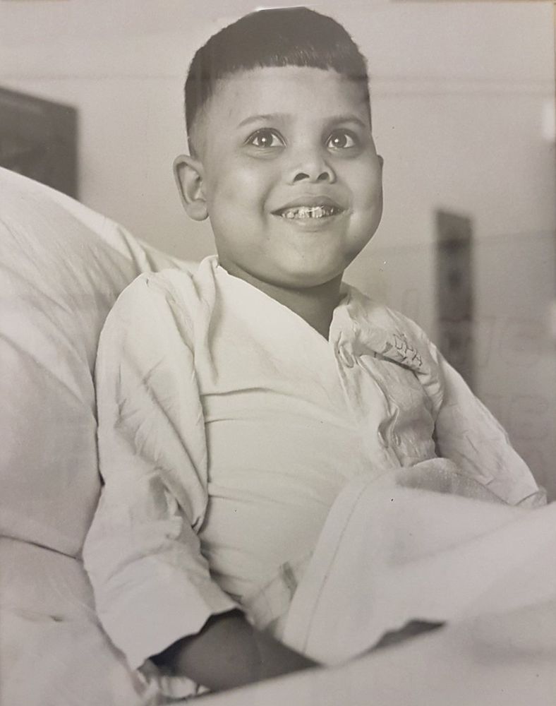 Photograph of Jonathan van Wyk, a 10-year-old boy who received one of Denise Darvall's kidneys.