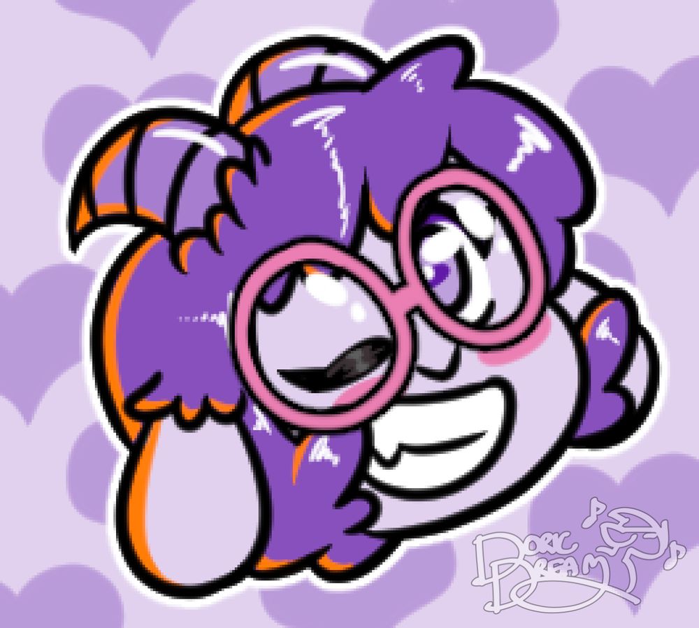 a cute goat girl, winking in thine direction