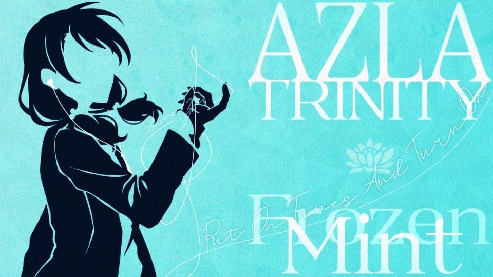 アイドルマスターシンデレラガールズ／北条加蓮
iPod広告をパロディとしたシルエットイラスト（iPod風イラスト）