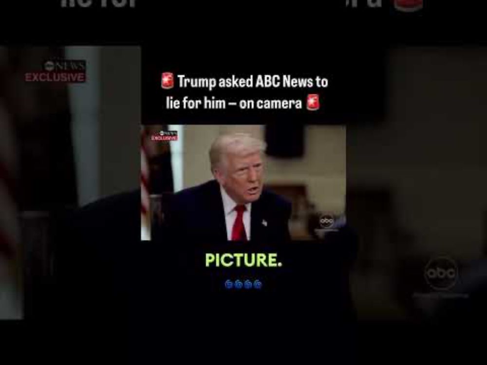 TRUMP ASKS ABC NEWS REPORTER TO AGREE WITH A LIE