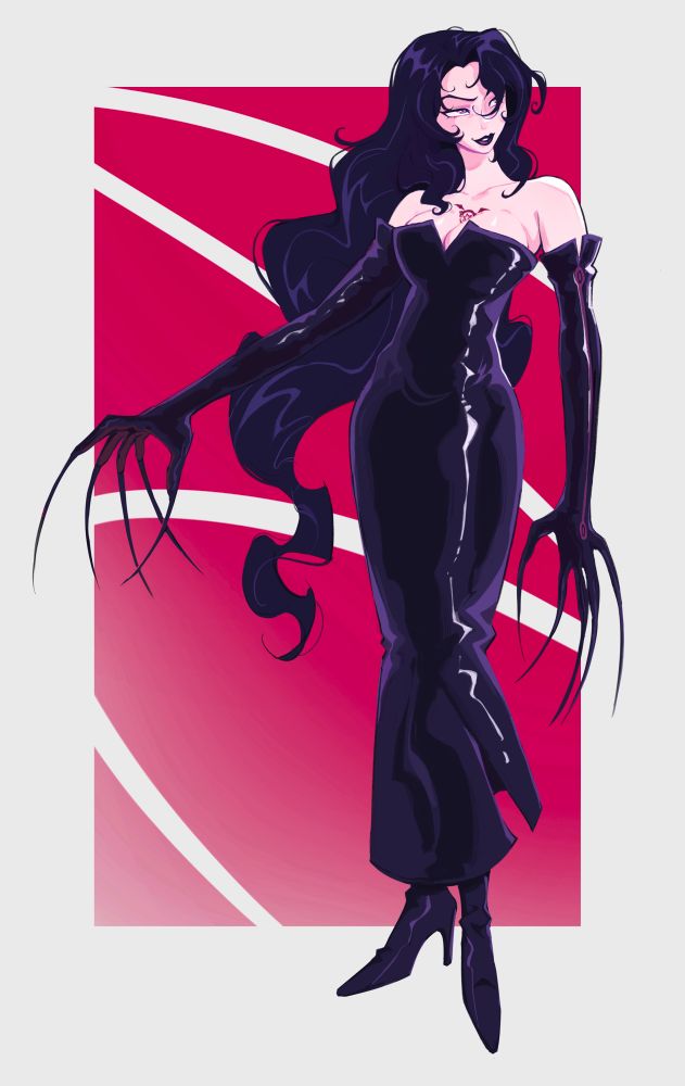 Digital drawing of Lust from Full Metal Alchemist 