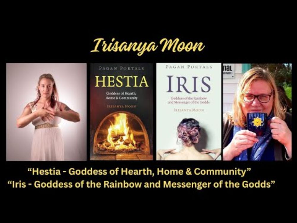 Fika with Vicky - Irisanya Moon - Pagan Portals: “Hestia” &”Iris” - Episode 108