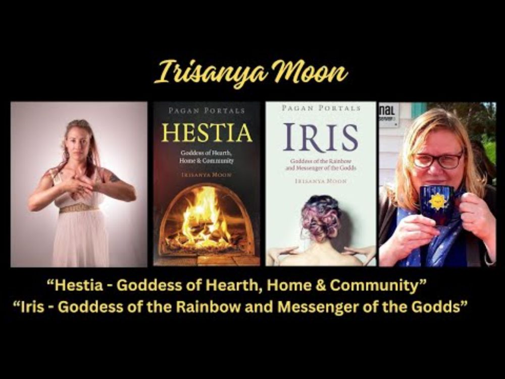 Fika with Vicky   Irisanya Moon   Pagan Portals  “Hestia” &”Iris”   Episode 108 mp4