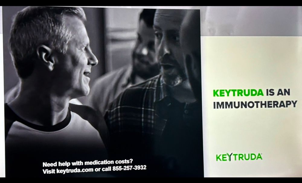 KEYTRUDA IS AN IMMUNOTHERAPY
KEYTRUDA®
Need help with medication costs?
Visit keytruda.com or call 855-257-3932

Keytruda commercial