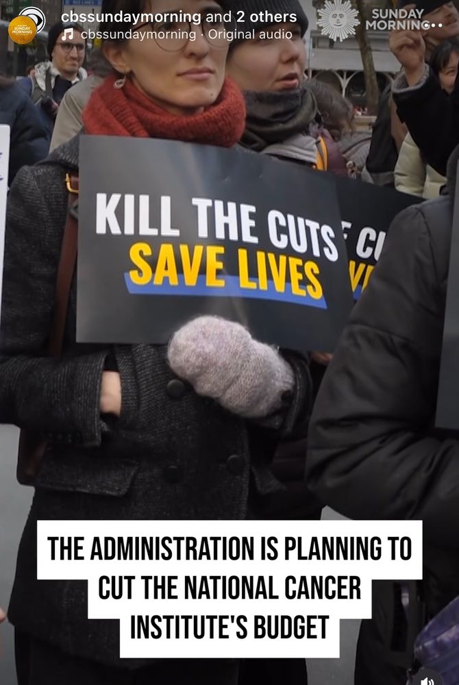 KILL THE CUTS CI
SAVE LIVES THE ADMINISTRATION IS PLANNING TO CUT THE NATIONAL CANCER
INSTITUTE'S BUDGET