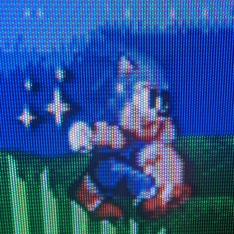 A nostalgic look at the 1992 Genesis mega hit, Sonic the Hedgehog 2 on my nostalgic CRT television.