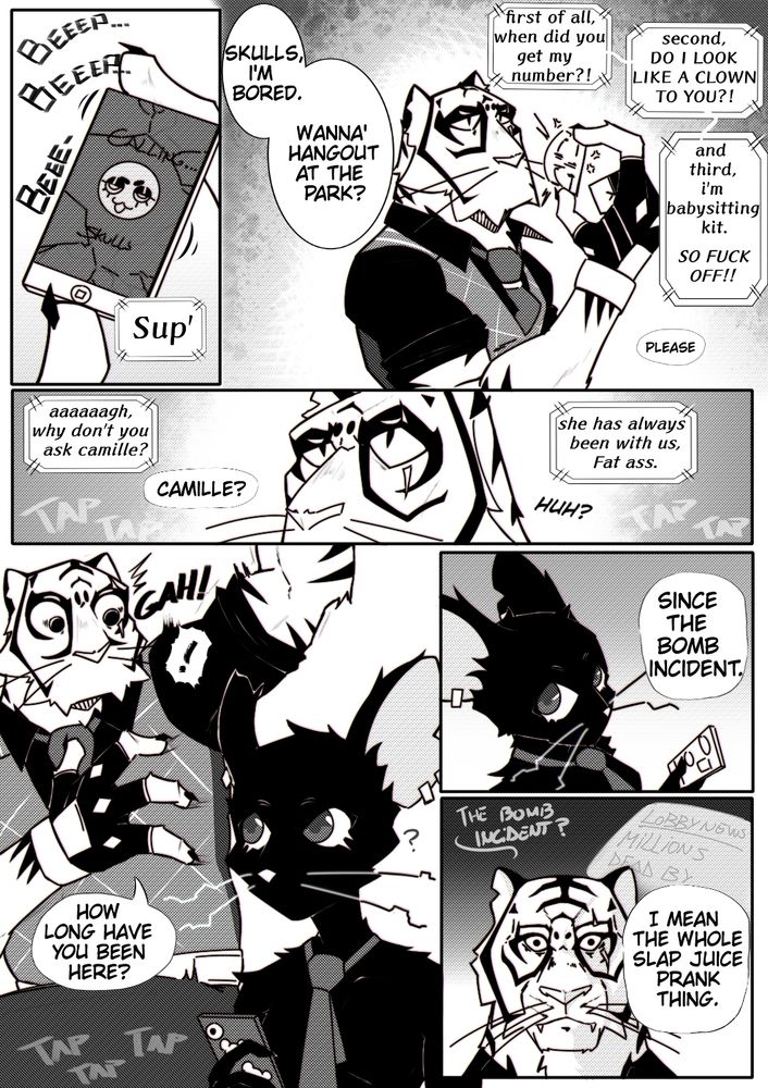 read comic #3 for the bomb context.