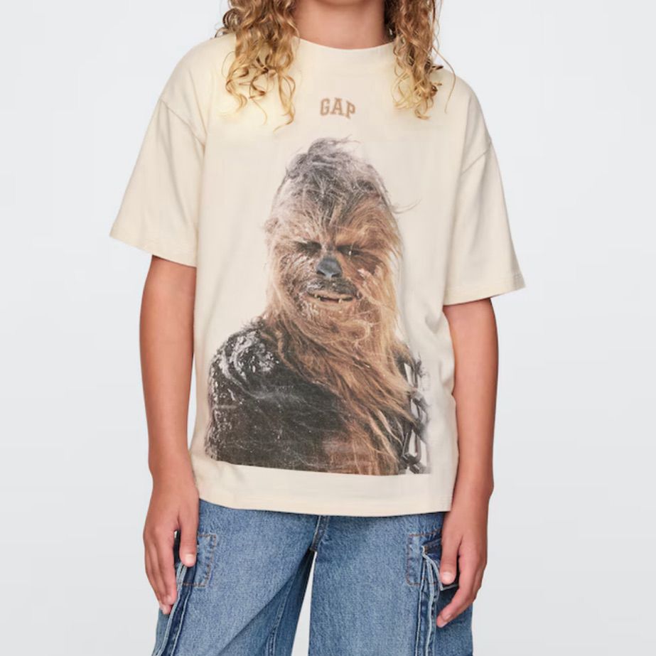 チューバッカのプリントTシャツ
