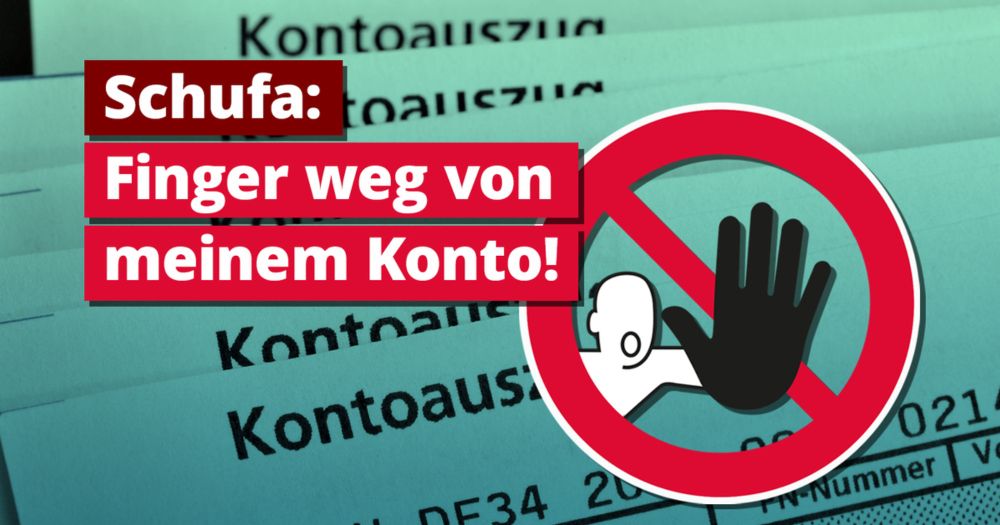 Schufa stoppen – jetzt unterzeichnen