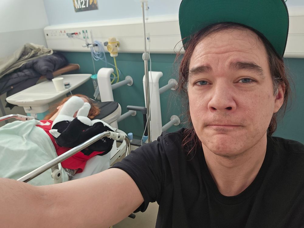 Oh god I am so fucking tired right now... least Hexi's sleeping rn bless her