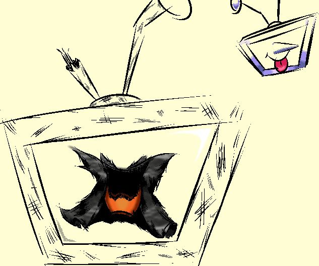 first attempt in krita featuring tenna