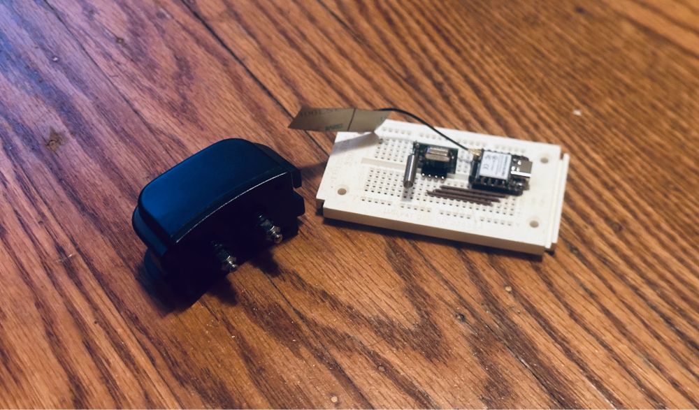 Photo of an OpenShock hub and shocker