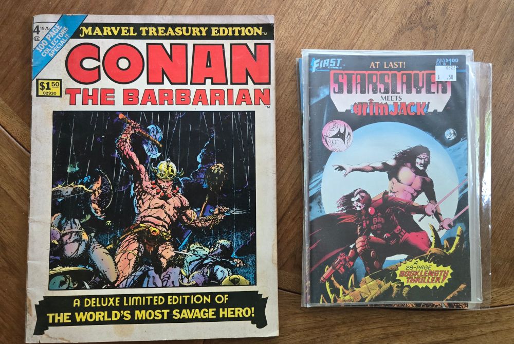 Oversized Marvel treasury edition Conan from 1975