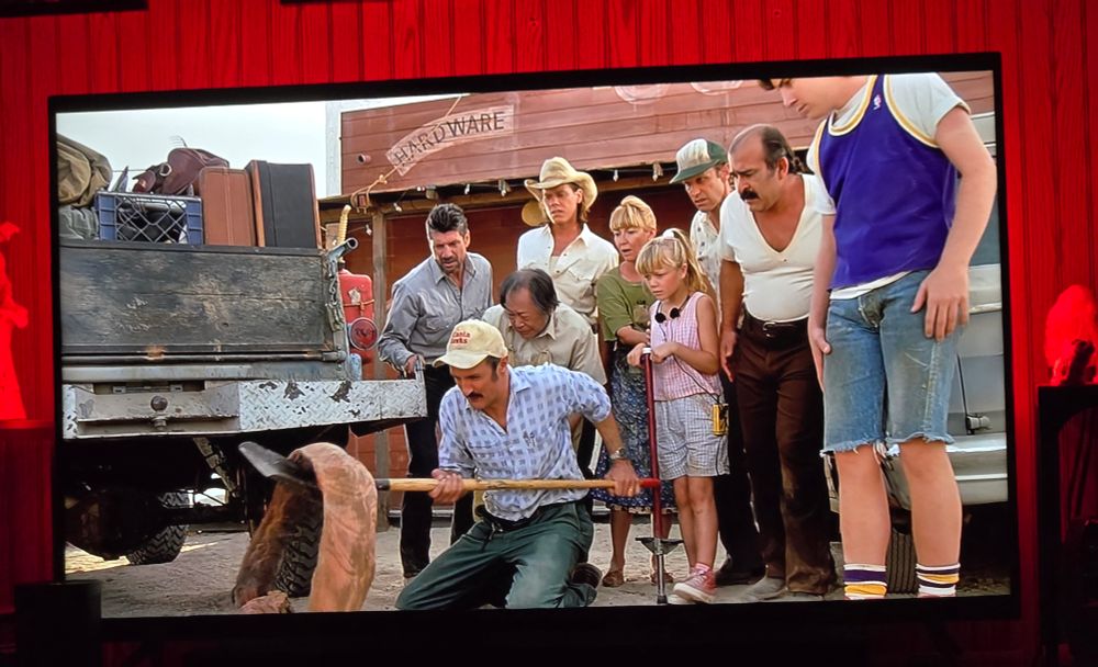 Most of the cast is Temors examining a graboid tongue.