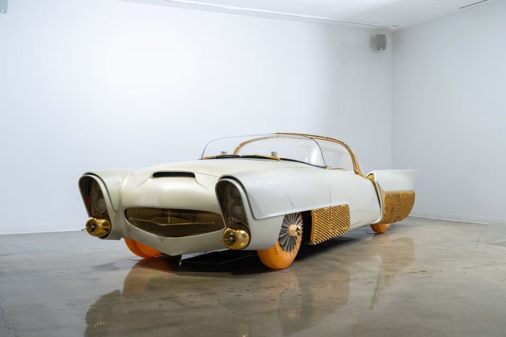 The Golden Sahara II Jim Street's Legendary Custom Show Car, Displayed at the Petersen Automotive Museum