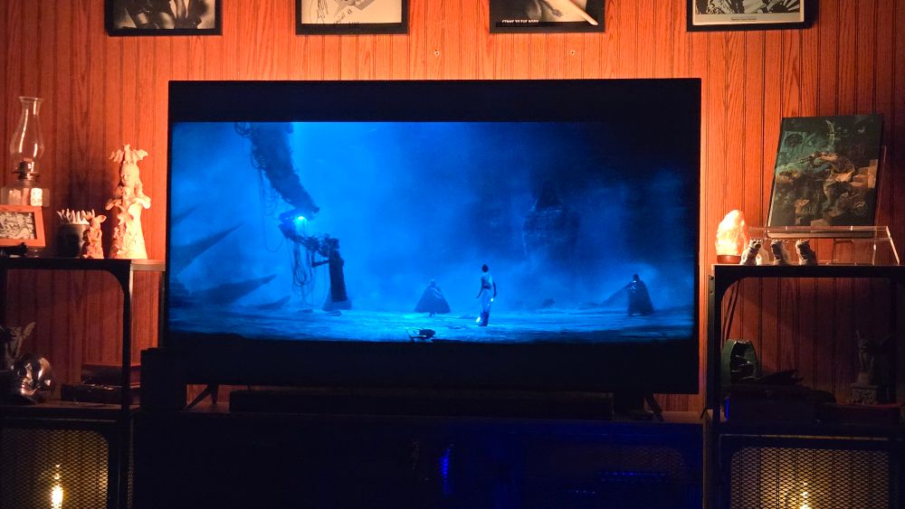 A screengrab of the Exegol scenes from Star Wars IX.