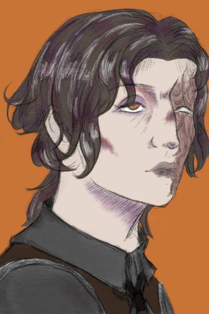 colored 3/4 portrait of matthias czernin