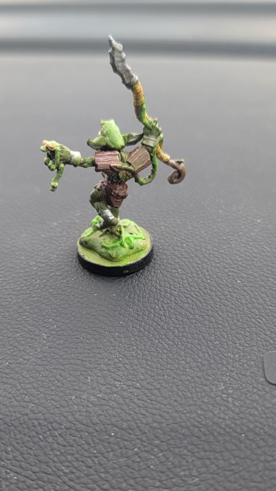 Back of little goblin I painted