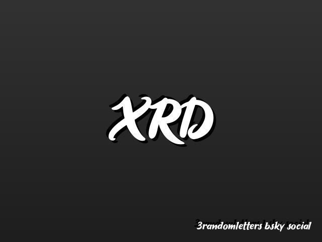 Random letters: XRD
This image was generated automatically via a bot and pushed via a bot.
Automated repository can be found here: https://github.com/hutlaw/3rl