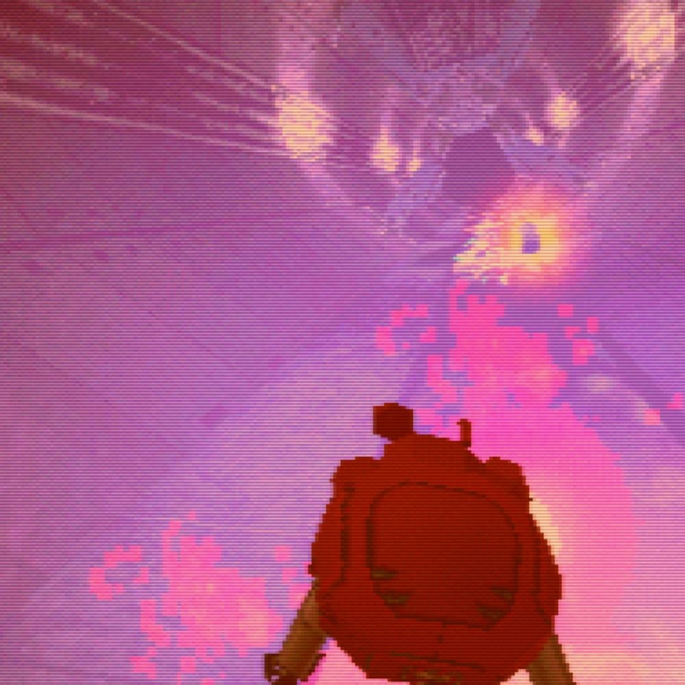 fuchikoma explodes after sustaining heavy gunfire from a boss machine