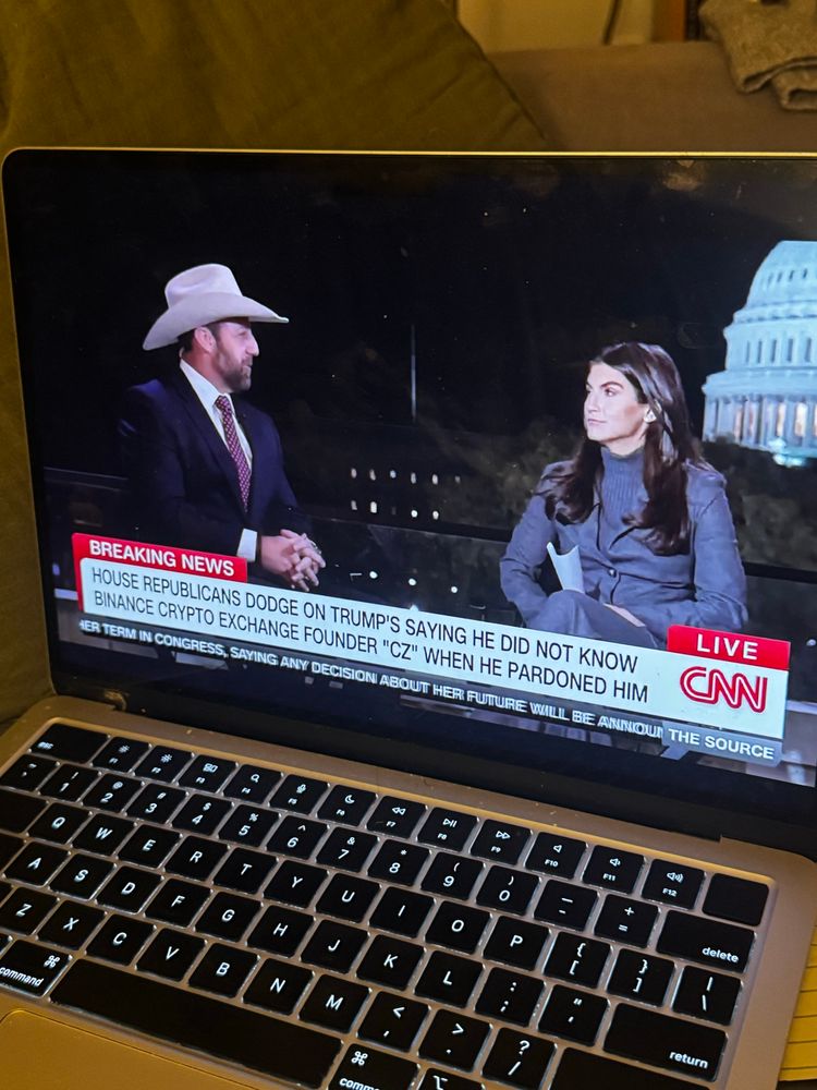 Kaitlin Collins interviews Senator Markwayne Mullin, a utter tool in a cowboy hat 