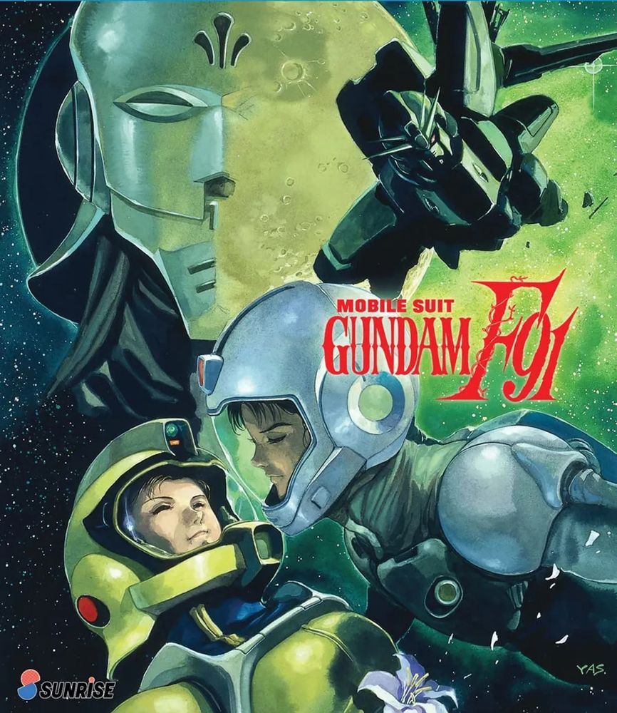 A poster of Mobile Suit Gundam F91