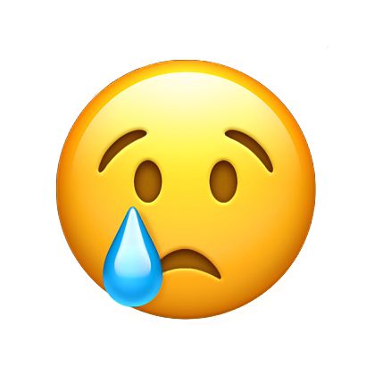 Sad emoji