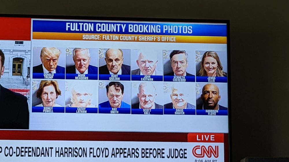 Mug shots of all the Trump codefendants booked in Fulton county.