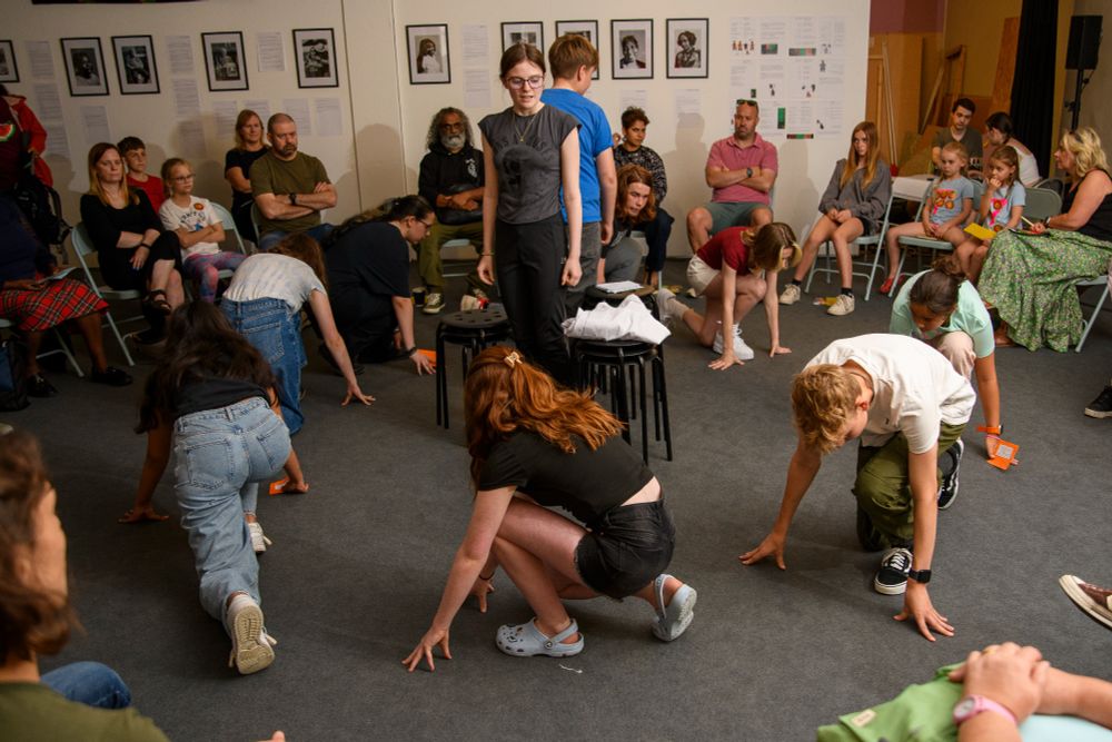 Scene from the play Registration