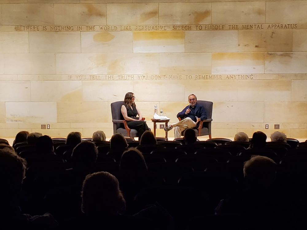 Gary Shteyngart at the Mark Twain House and Museum in Hartford, CT.