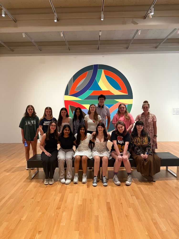 The Nook Farm Voices students visiting the Wadsworth Atheneum in Hartford, CT.