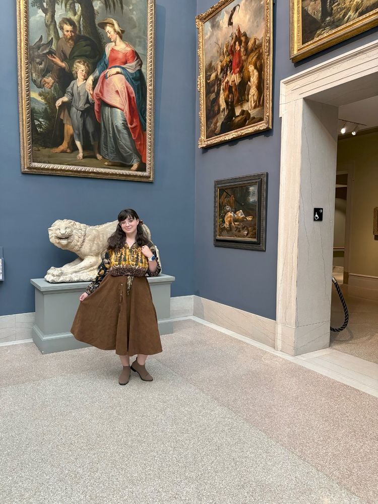 The Nook Farm Voices students visiting the Wadsworth Atheneum in Hartford, CT.
