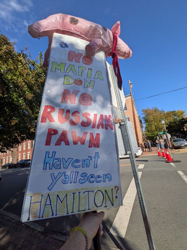 No Mafia Don No Russian Pawn Haven't y'all seen Hamilton?