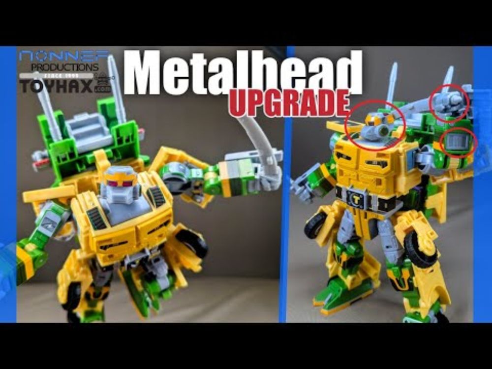 Party Wallop Metalhead Upgrade (TMNT Transformers Crossover Kit)