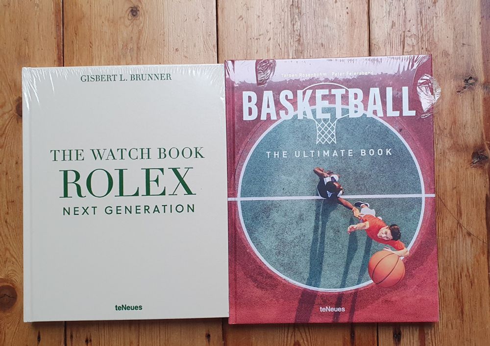 Livres "The Watch Book Rolex Next Generation" et "Basketball The ultimate book"