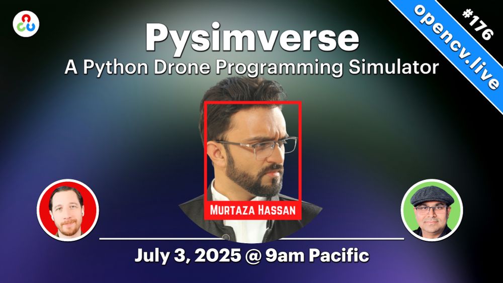 Poster for a webinar, featuring the faces of Phil Nelson, Satya Mallick, and the guest Murtaza Hassan, along with the date: July 3 2025, and the time: 9am pacific.