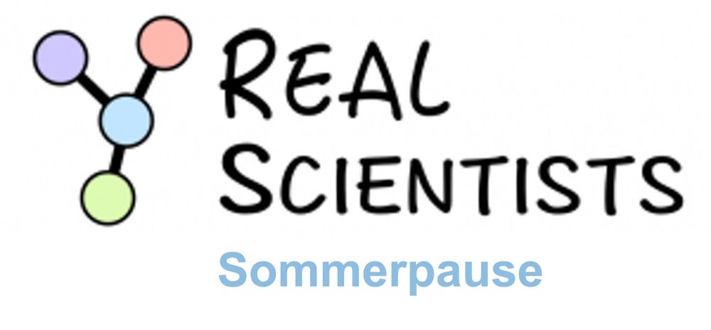 Real Scientists DE Logo: Sommerpause