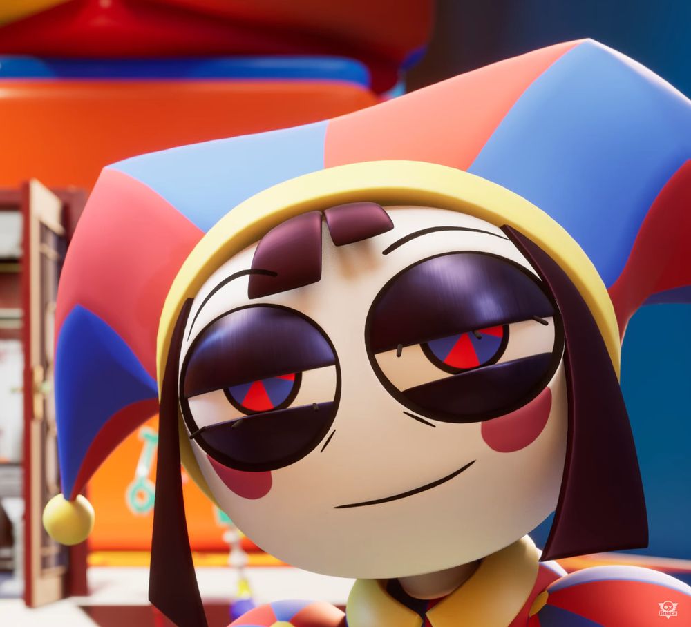 Pomni looked blazed here. Me fr.