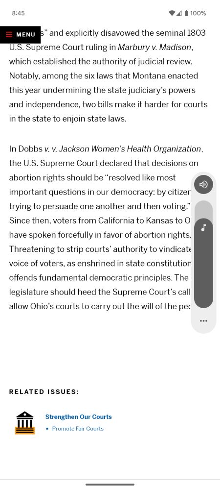 Politicians removing power of judicial decisions and constitutional will of voters