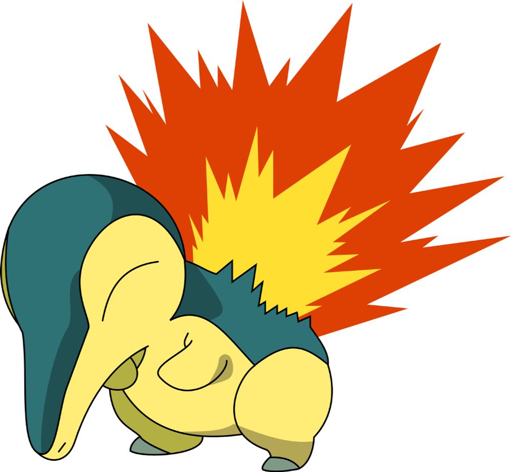 photo of cyndaquil. like the pokemon.