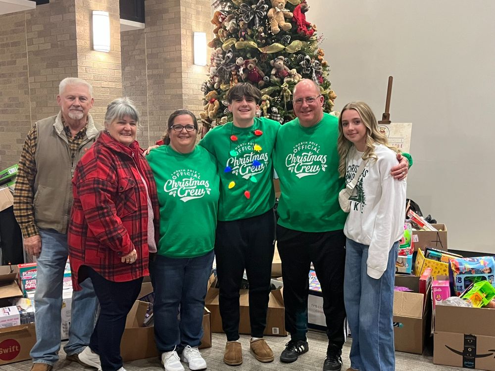 Holiday gift drop-off