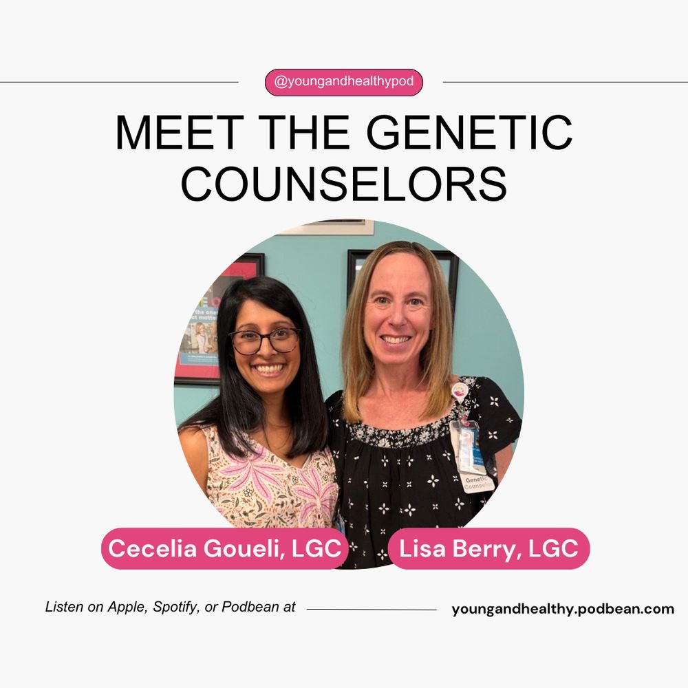 An image of genetic counselors Lisa Berry and Cecelia Goueli