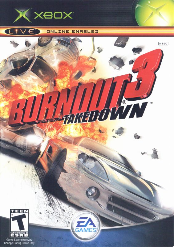 Xbox cover of Burnout 3: Takedown
