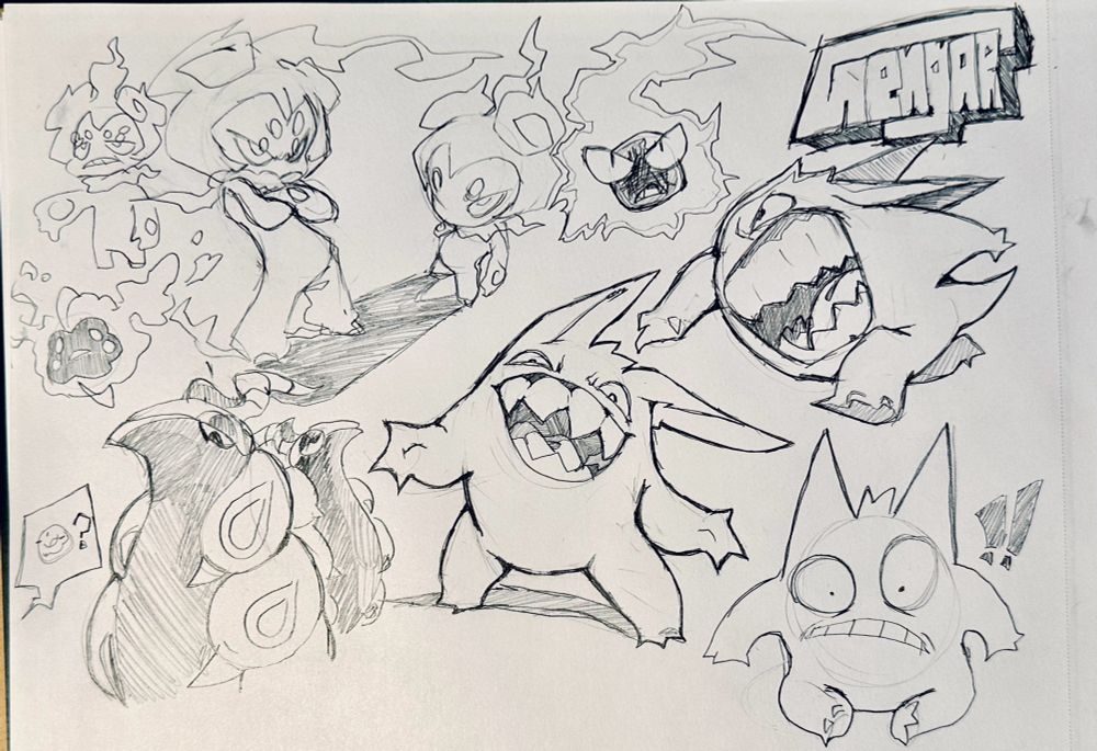 Marshadow, Ghastly, Gengar, Golisopod