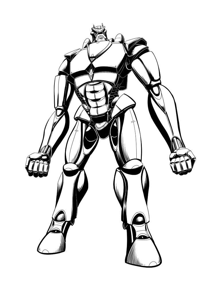 A truly towering humanoid mech