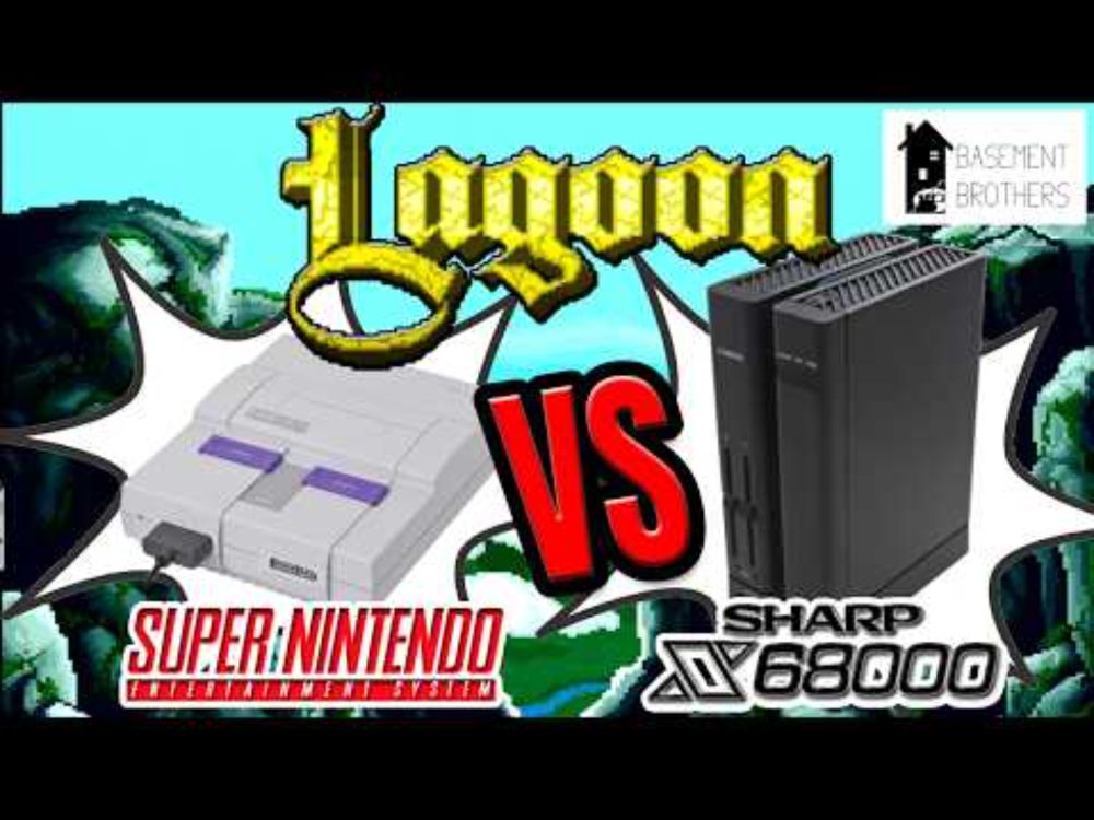 Lagoon - The original X68000 version vs. the SNES port!