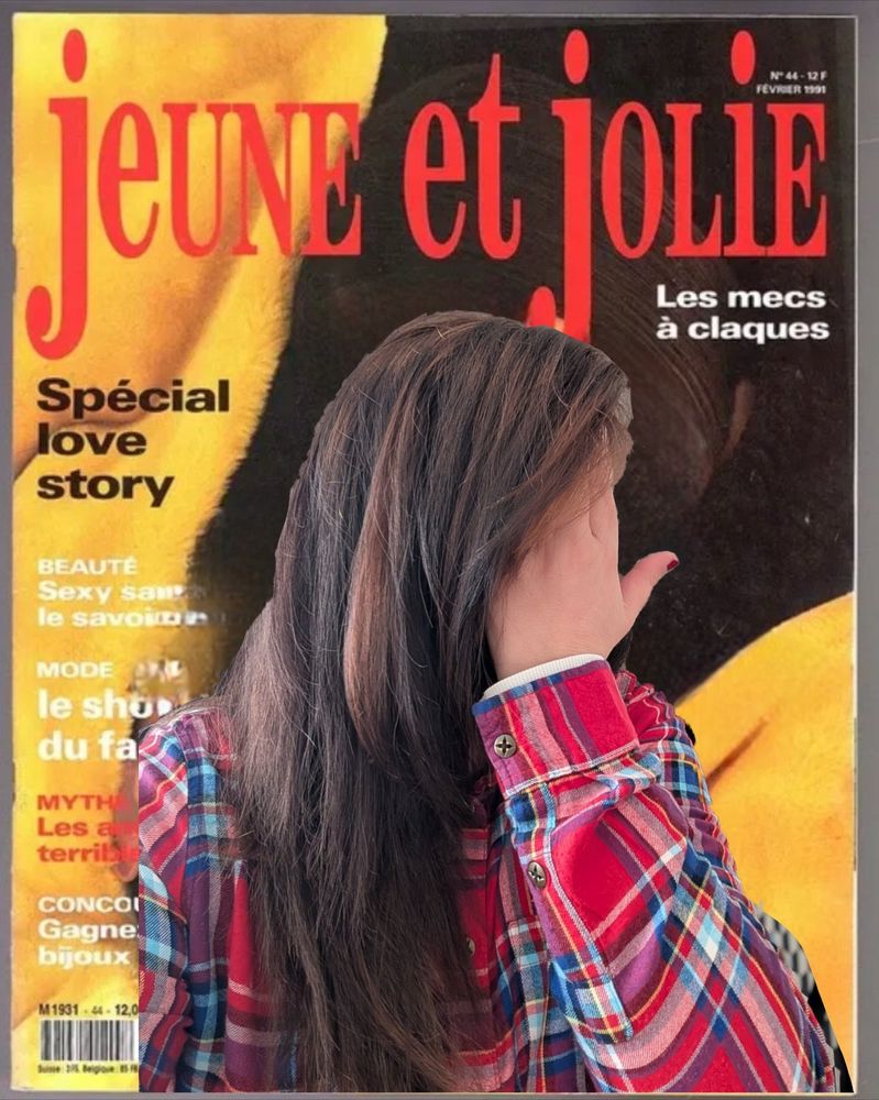 Le magazine Jeune et jolie
Avec en couverture Rebound qui fait 10 ans de plus mais qui ne veut pas qu'on le remarque. 
