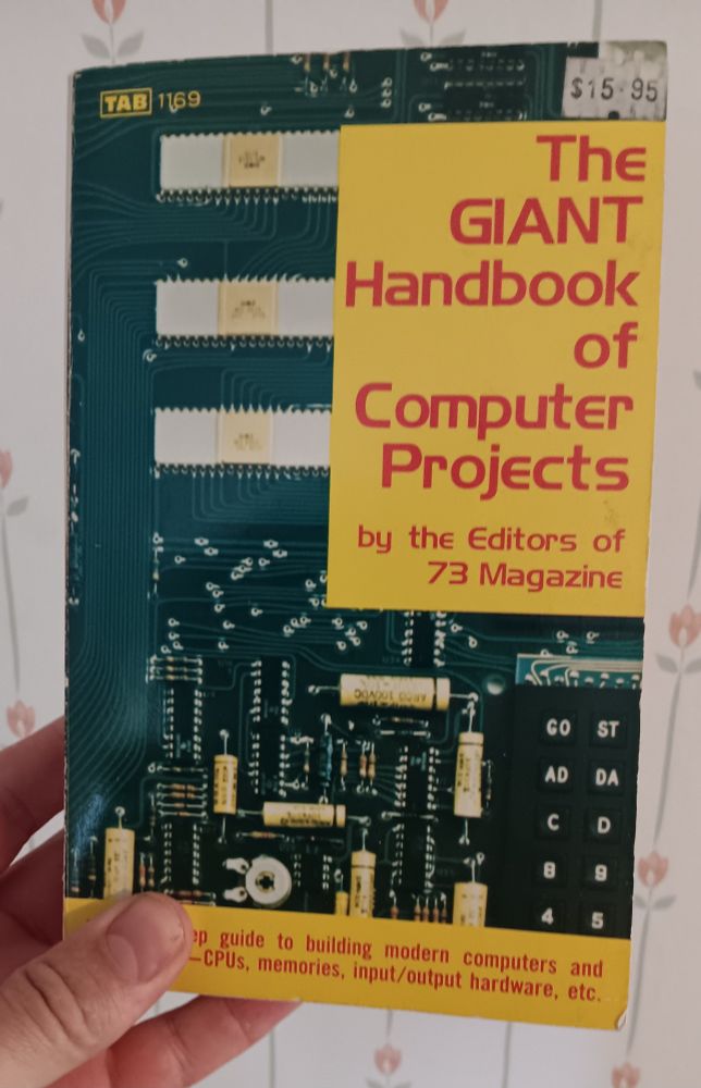 Picture of the book The giant handbook of computer projects.