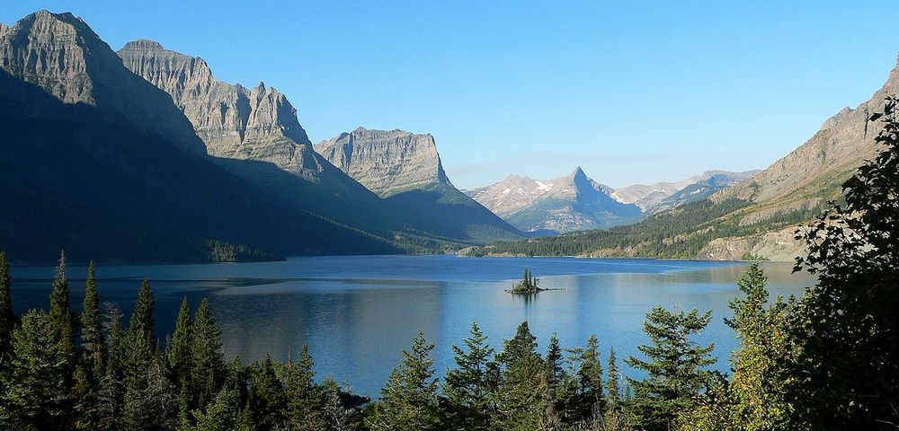 St. Mary Lake in Glacier National Park 